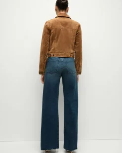 Delena Suede Jacket in Whisky