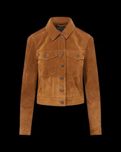 Delena Suede Jacket in Whisky