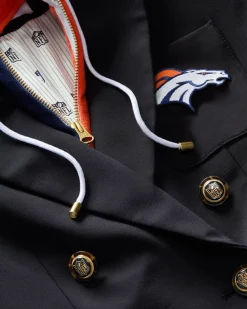 Denver Broncos Dickey Jacket in Navy/Gold