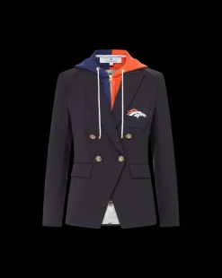 Denver Broncos Dickey Jacket in Navy/Gold