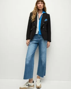 Detroit Lions Dickey Jacket in Black/Silver