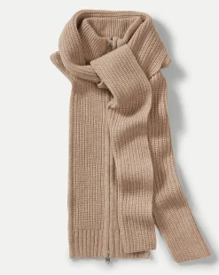 Dorsey Cashmere Scarf Dickey in Oatmeal