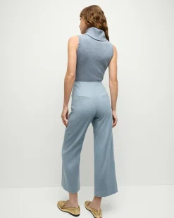 Dova Pant in Heather Smoke Blue