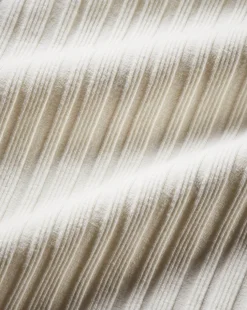 Draya Rhinestone Button Tee in White