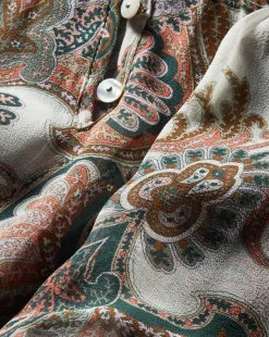 Dria Paisley Silk-Georgette Dress