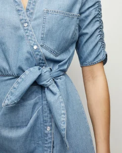 Dunn Denim Dress in Iceberg