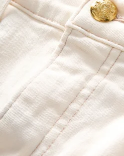 Dylan Straight-Leg Jean in Ecru