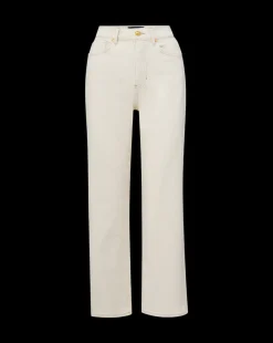 Dylan Straight-Leg Jean in Ecru