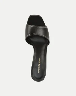 Ellen Wedge Sandal in Black