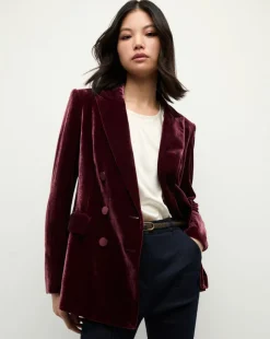 Ellette Dickey Jacket in Wine