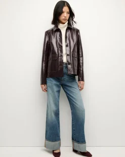 Essex Dickey Jacket in Plum