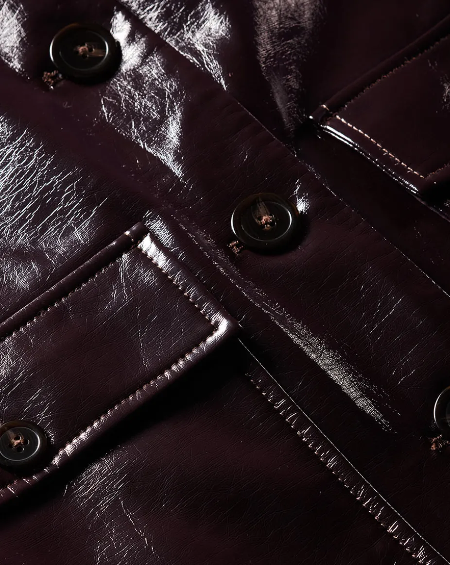 Essex Dickey Jacket in Plum