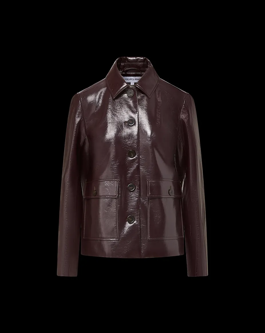 Essex Dickey Jacket in Plum