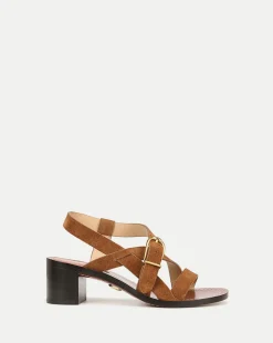 Etta Suede Sandal in Hazelwood