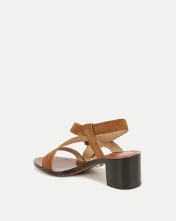Etta Suede Sandal in Hazelwood