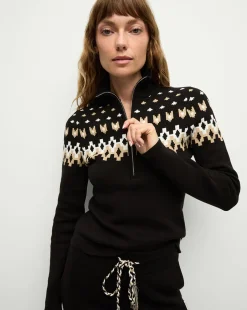 Fairbanks Blanche Knit Turtleneck in Black