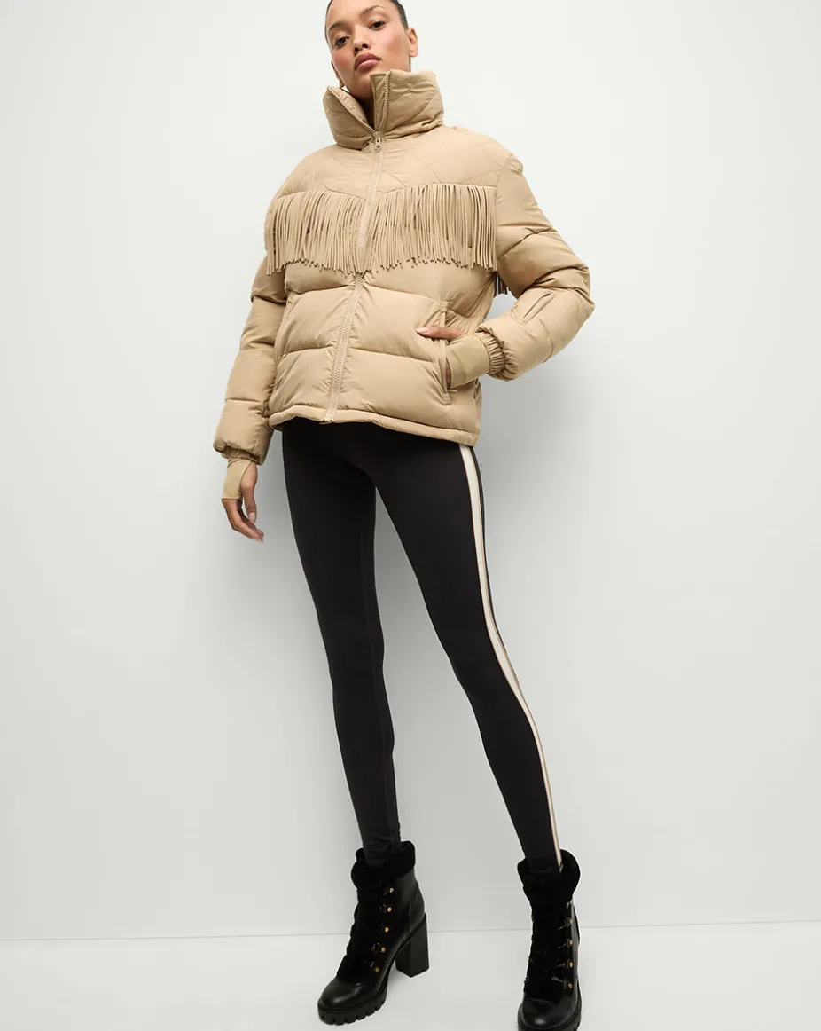 Fairbanks Fox Puffer Jacket in Khaki
