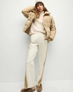Fairbanks Fox Puffer Jacket in Khaki
