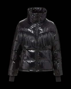 Fairbanks Fox Puffer Jacket in Black