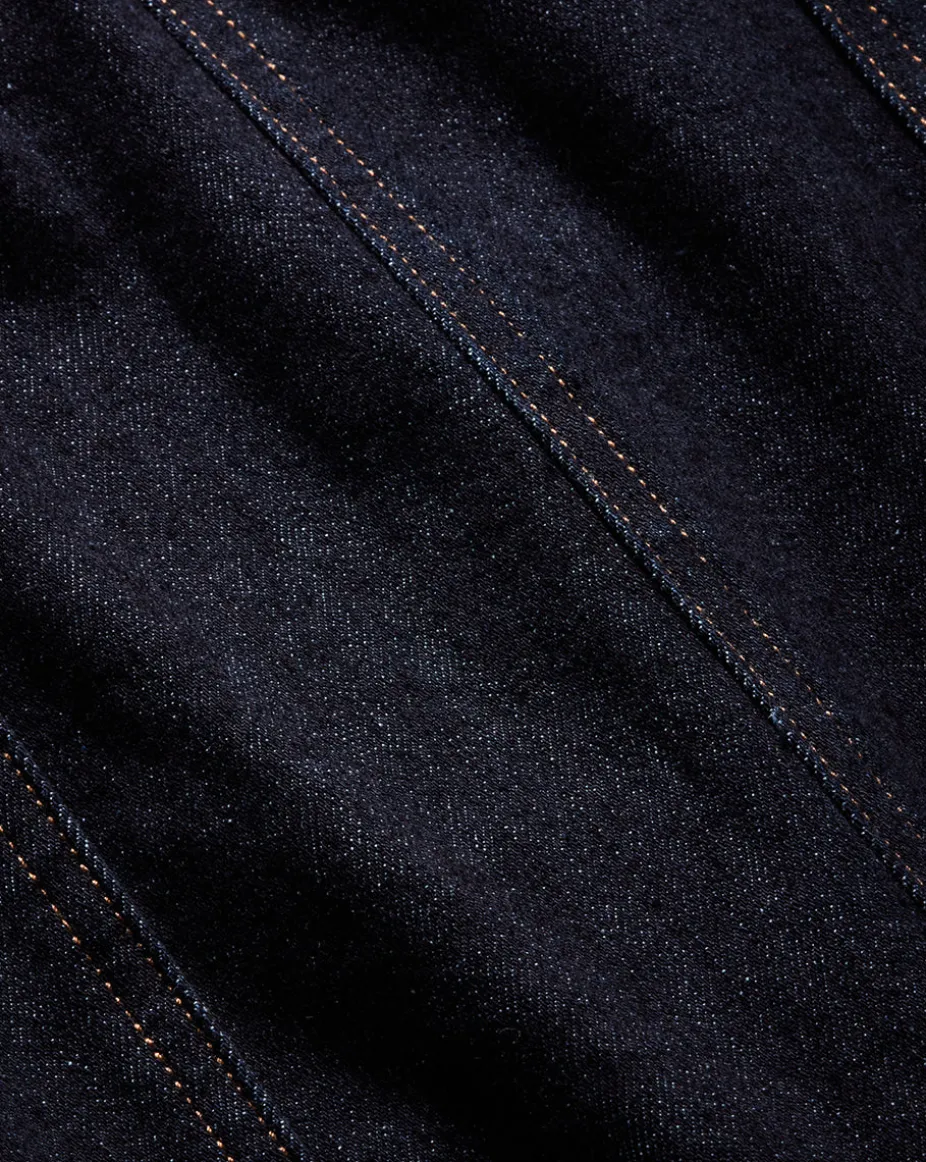 Fiona Maxi Denim Skirt in Dark Wash