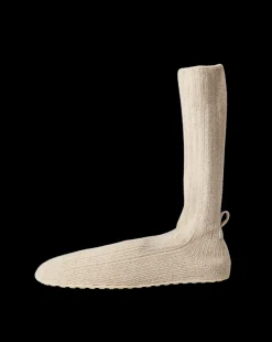 Flexible Knit Shoe in Oatmeal