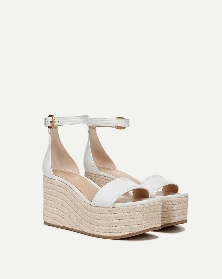 Gianna Raffia Wedge Sandal in Coconut