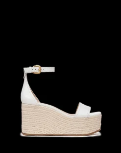 Gianna Raffia Wedge Sandal in Coconut