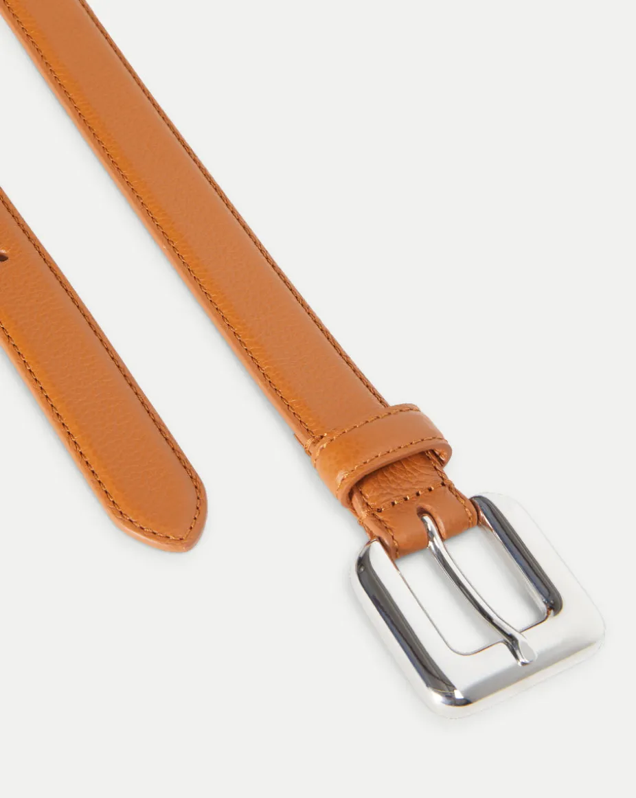 Glossinia Belt in Brown/Silver