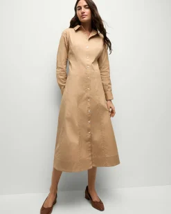 Goldie Dress in Khaki