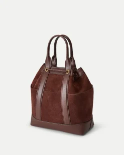 Goody Suede Bag in Chestnut
