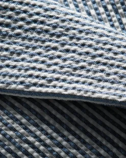 Haina Seersucker Short in Blue/White