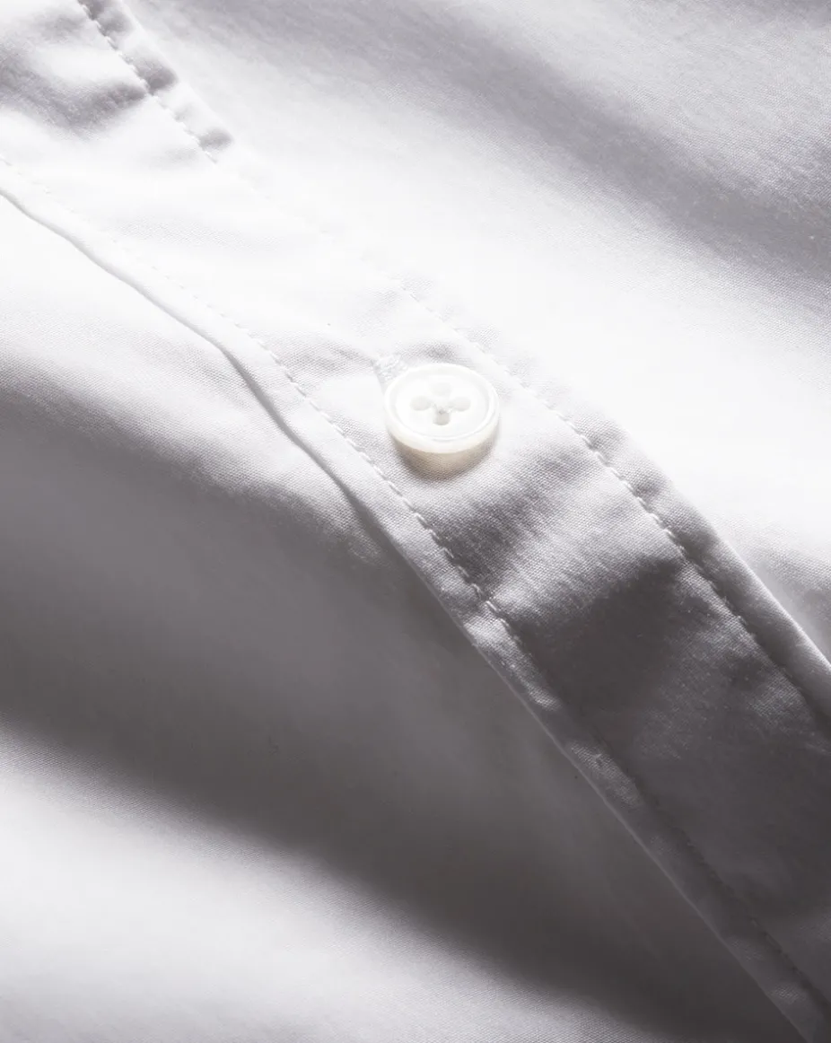 Harper Poplin Top in White