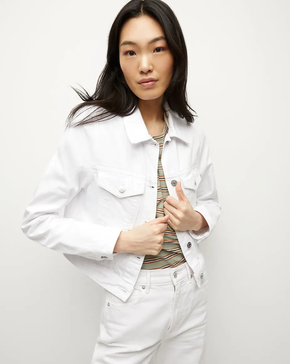 Hartford Denim Jacket in White