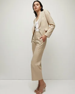 Hosanna Khaki Linen Dickey Jacket