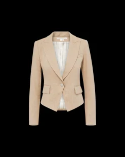 Hosanna Khaki Linen Dickey Jacket