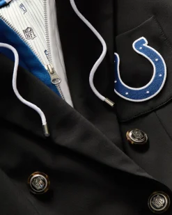 Indianapolis Colts Dickey Jacket in Black/Silver