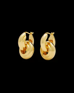 Interlocking Hoop Earring