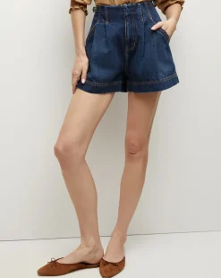 Jaffe Denim Short in Bright Blue