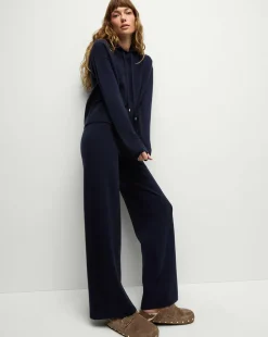 Jenkins Merino Cashmere Pant in Navy