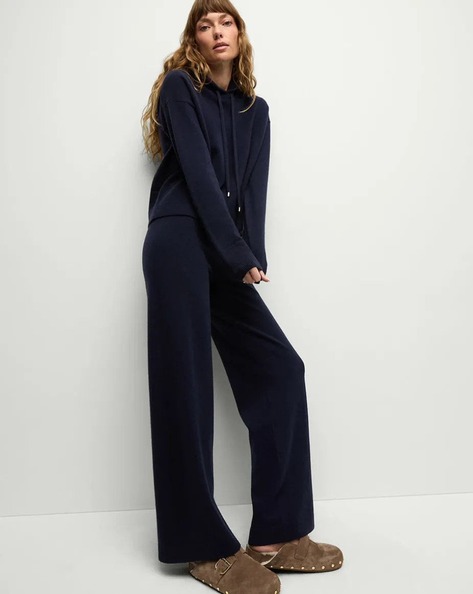 Jenkins Merino Cashmere Pant in Navy