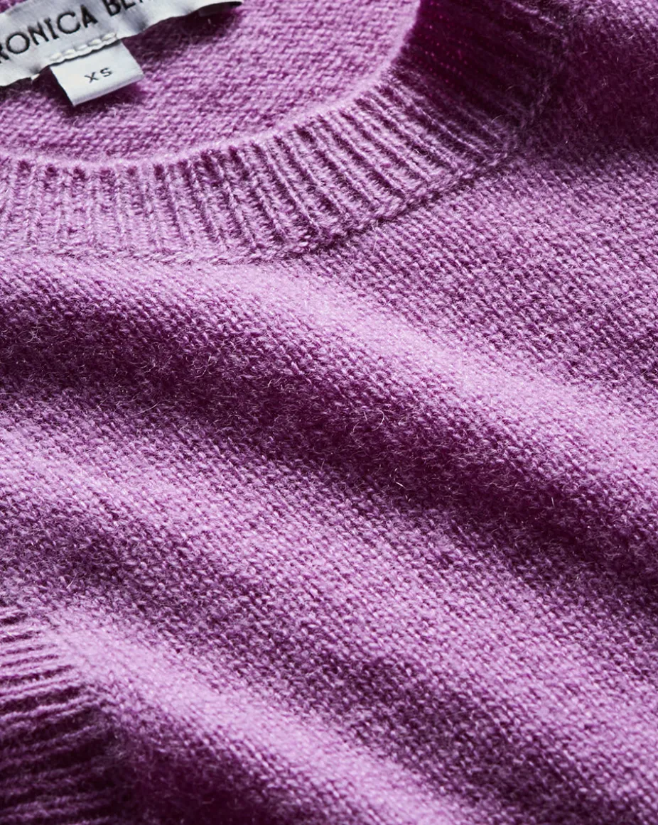 Jerrel Cashmere Tank Top in Purple