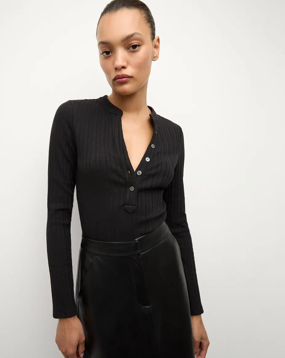 Jocelyn Henley Shirt in Black