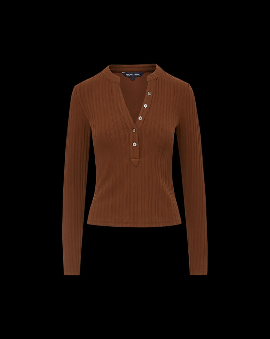 Jocelyn Henley Shirt in Brown