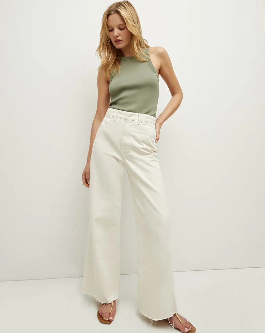 Jordyn Cropped Tank in Sage