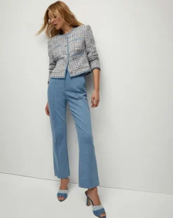 Kean Front-Seam Denim Pant