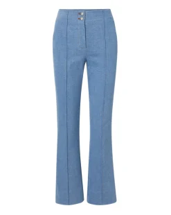 Kean Front-Seam Denim Pant