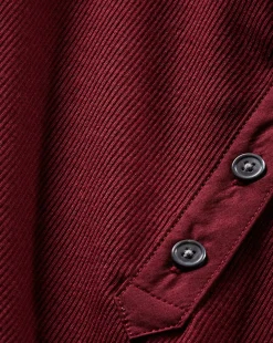 Kearney Button-Down Tee in Wine