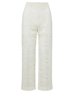 Kehlani Floral Lace Wide-Leg Pant