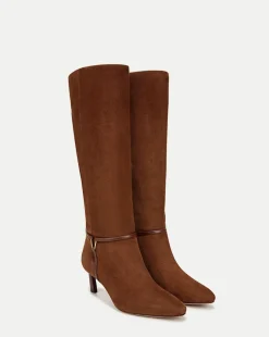 Kenzie Mid-Heel Tall Boot in Cedar
