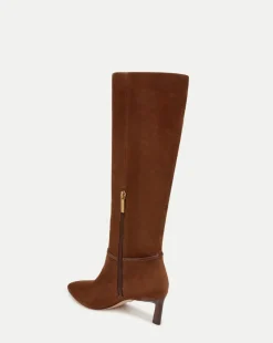 Kenzie Mid-Heel Tall Boot in Cedar